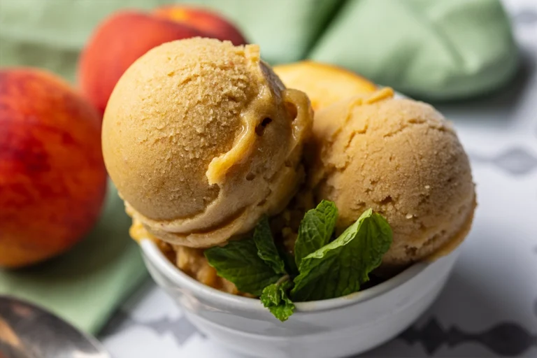 Peach Dairy Free Sorbet AIP