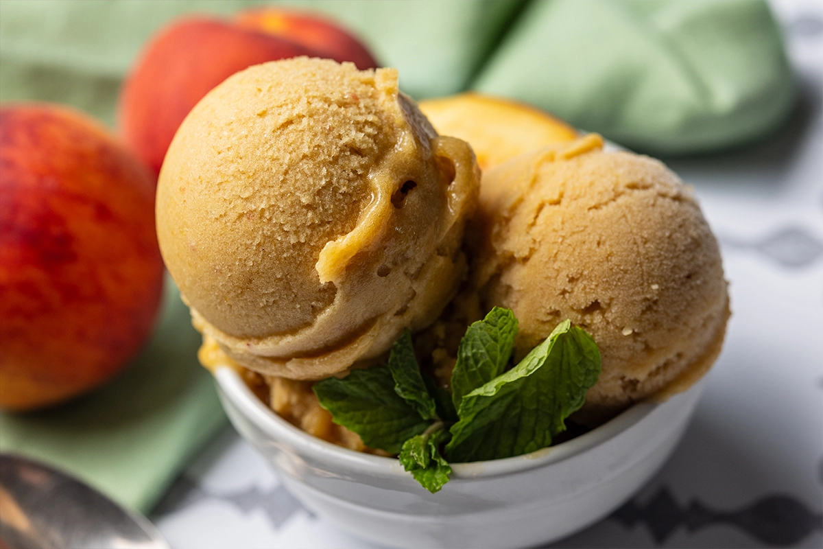 Peach Dairy Free Sorbet AIP