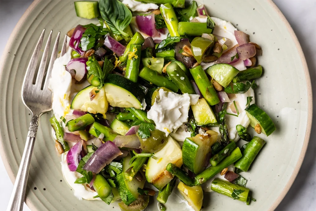 grilled vegetable salad aip modified paleo plant-based whole30