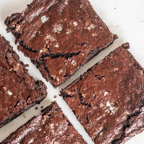 garbanzo bean flour brownies egg-free