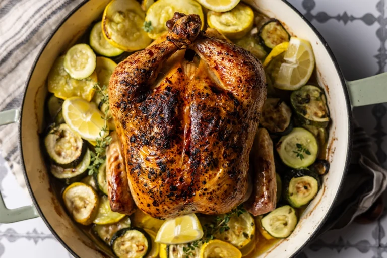 One-Pan Roast Chicken with Zucchini (AIP, Paleo, Whole30)