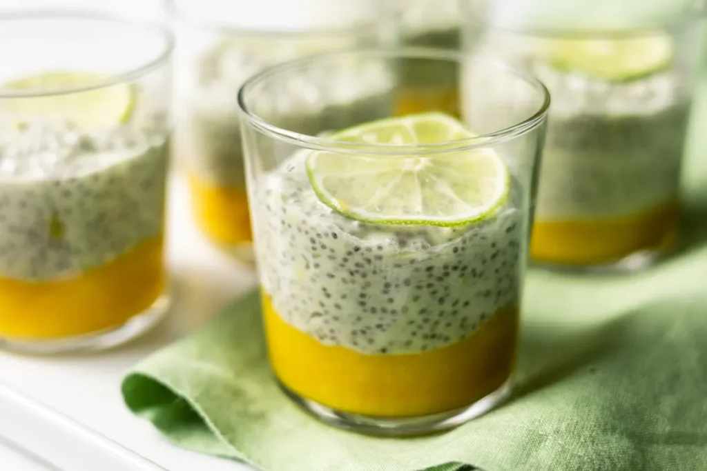dairy-free mango chia seed pudding aip modified paleo