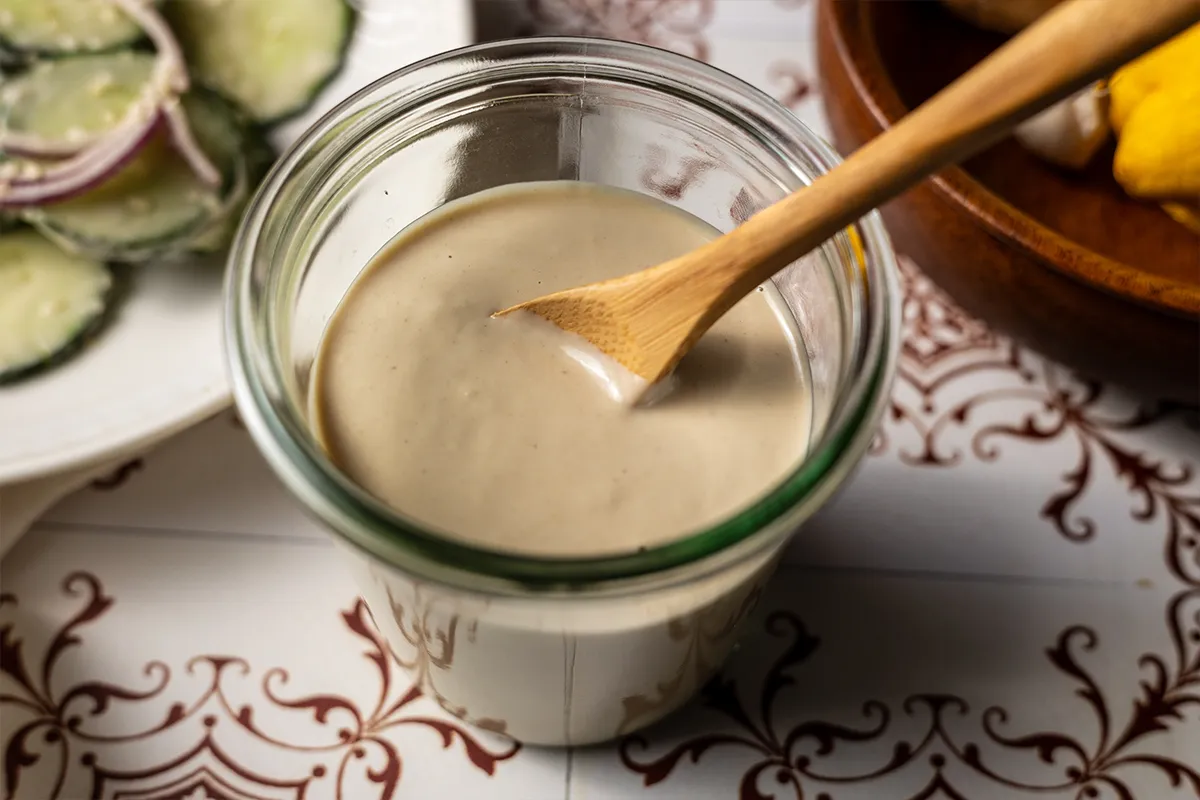 Lemon Ginger Tahini Dressing AIP Paleo Whole30