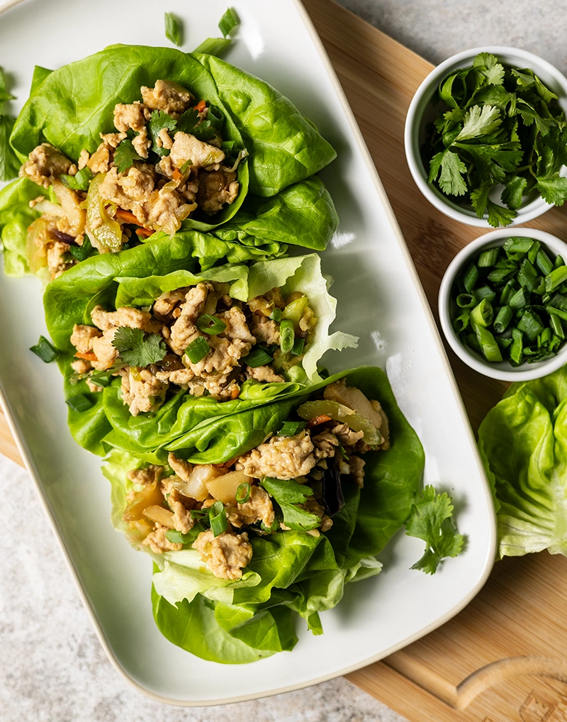 Chicken Lettuce Wraps Soy-Free AIP Paleo Whole30