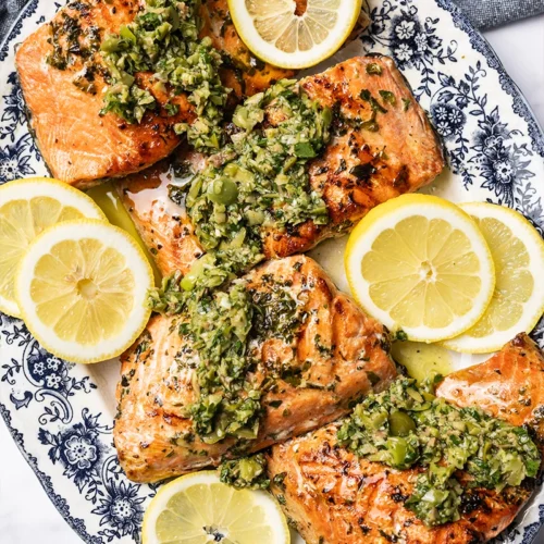 salmon salmoriglio