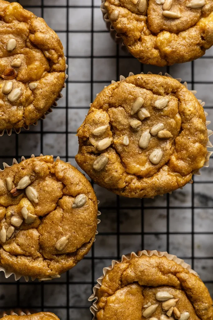 chickpea flour banana muffins