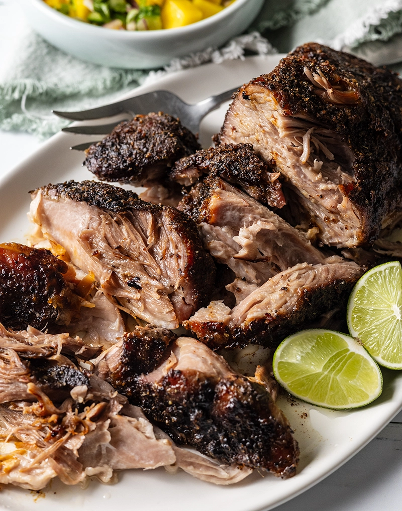 Oven slow-roasted pork shoulder aip modified paleo