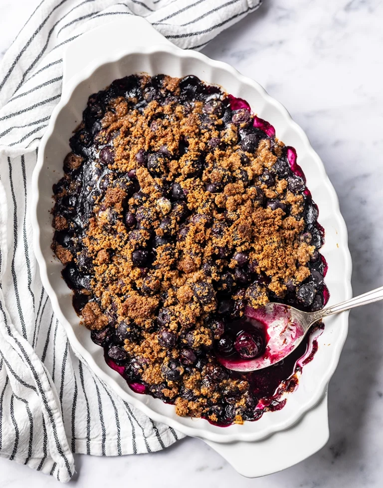 Blueberry Crumble (Gluten-Free, Dairy-Free)
