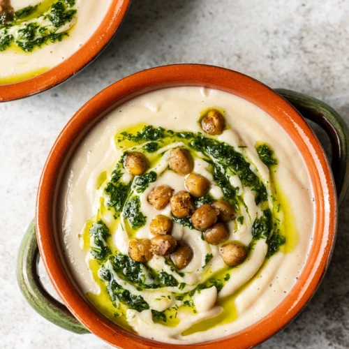 cauliflower chickpea soup