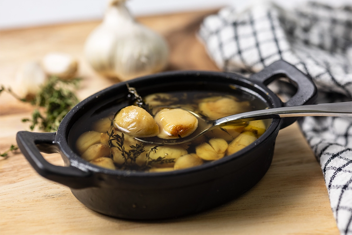 duck fat garlic confit