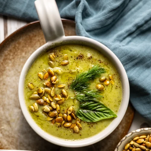 zucchini and white bean soup plant based whole30 aip modified
