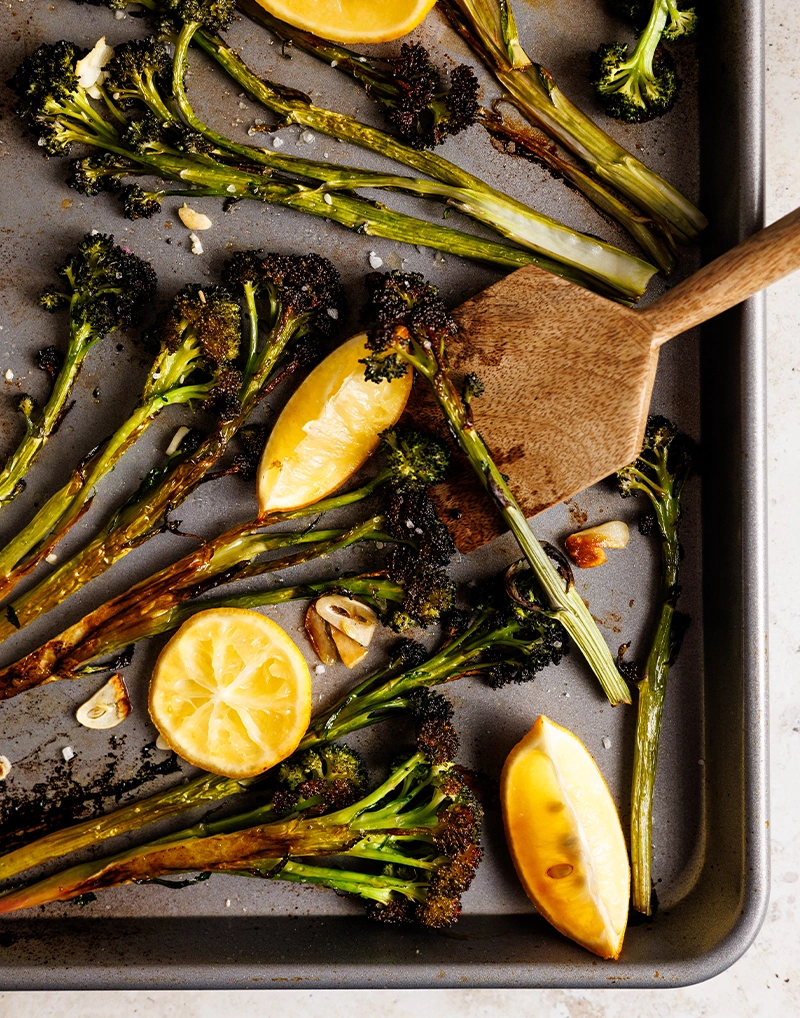 lemon garlic broccolini