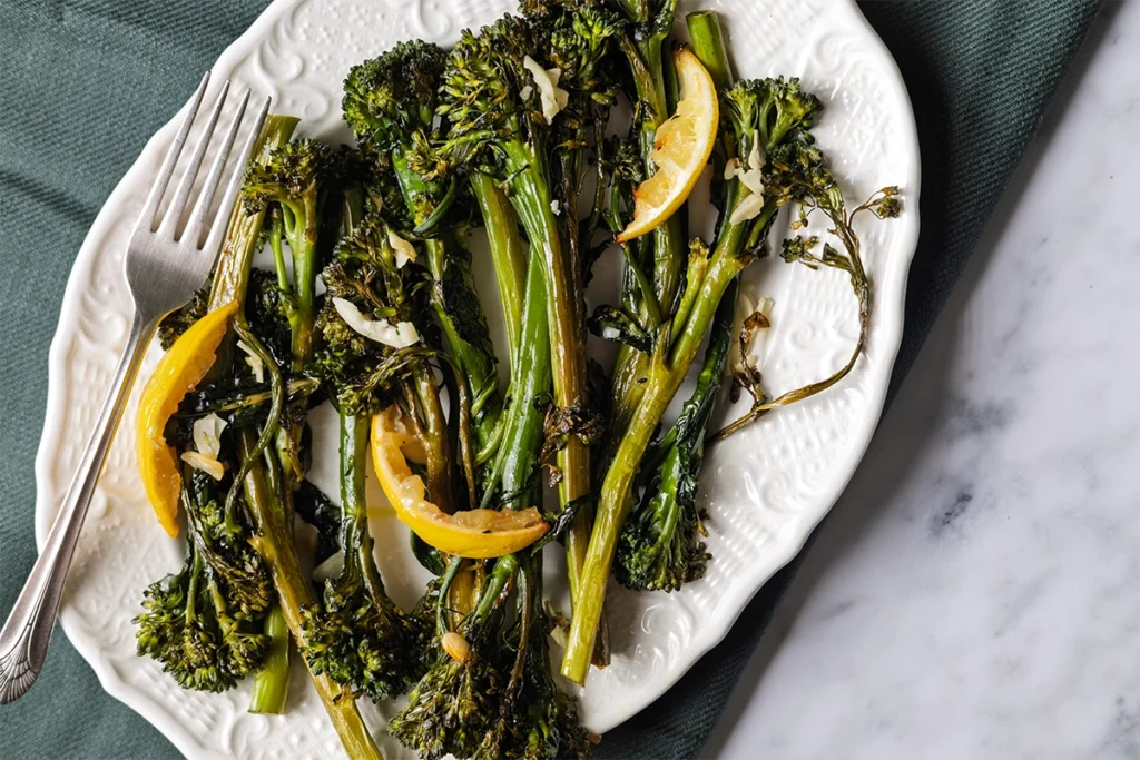lemon garlic broccolini