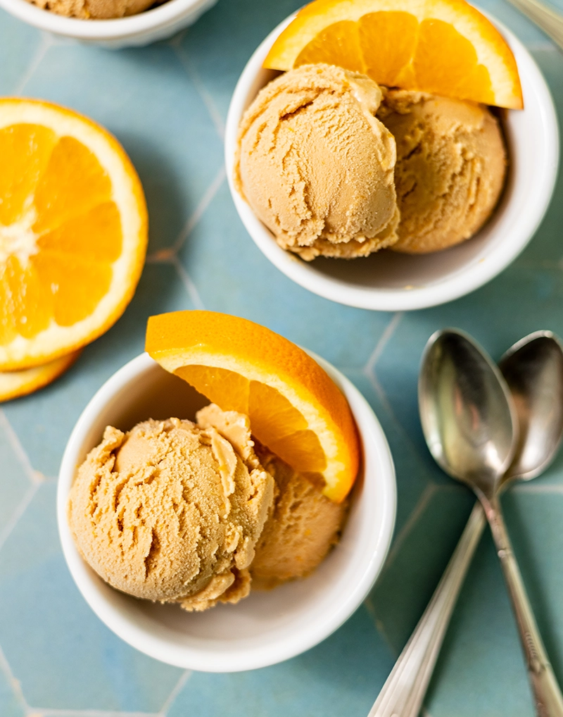 dairy free orange sherbet