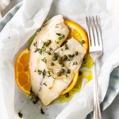 Baked Tilapia with Citrus and Capers
