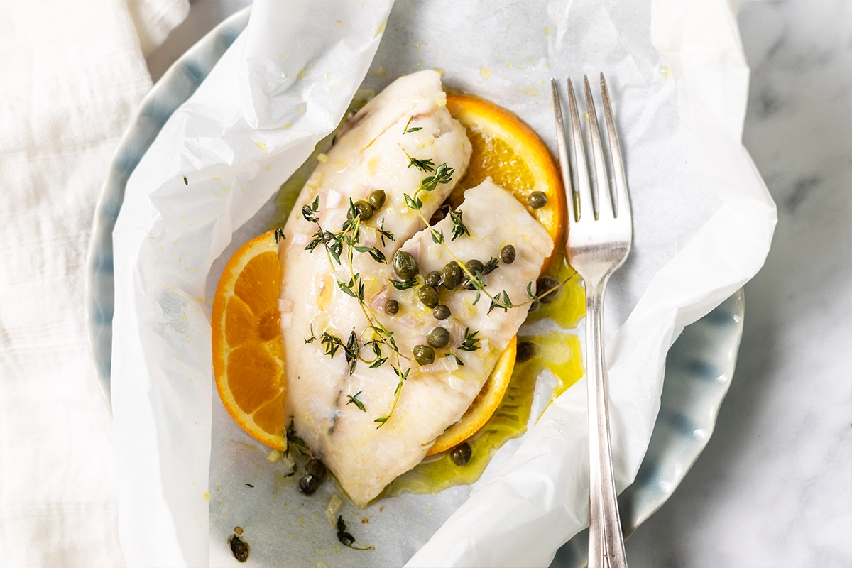Baked Tilapia with Citrus and Capers