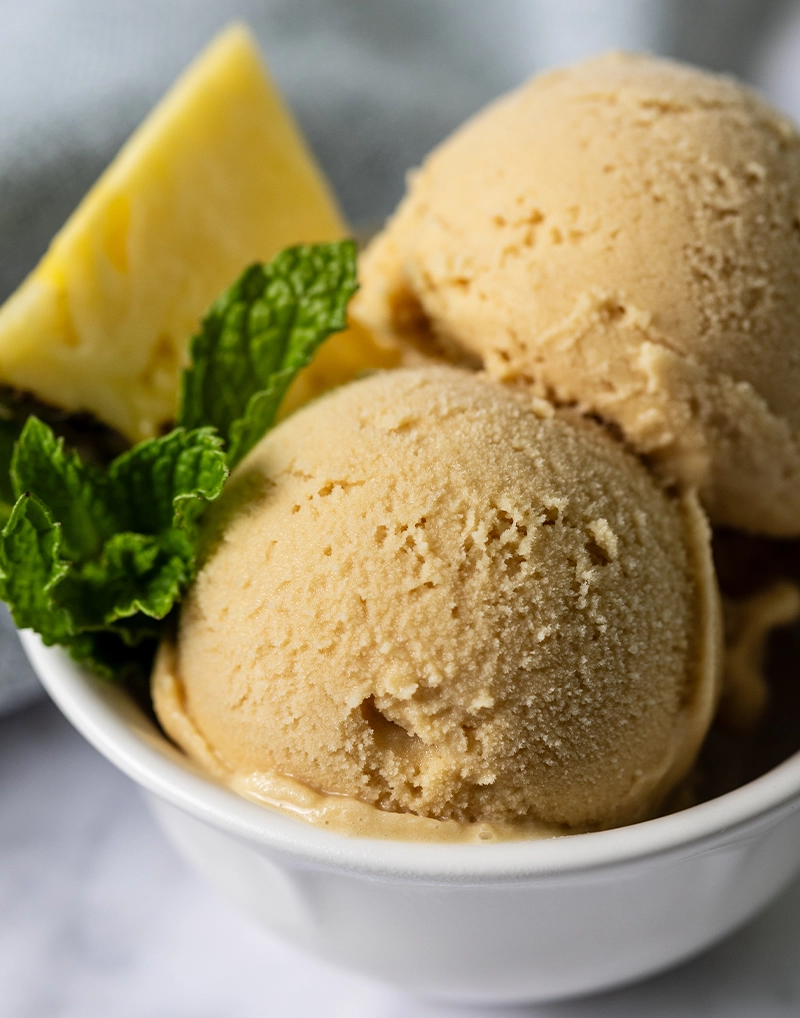 dairy-free pina colada sherbet