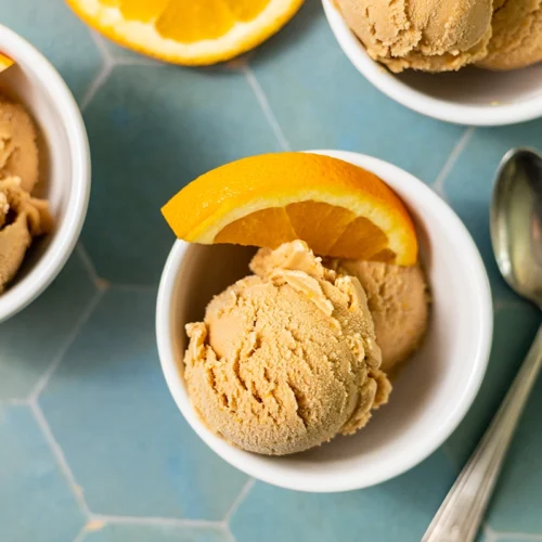 dairy free orange sherbert