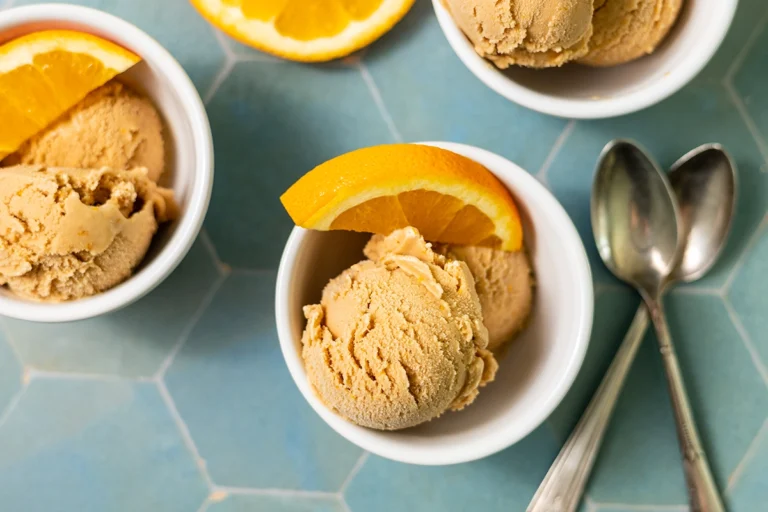dairy free orange sherbert