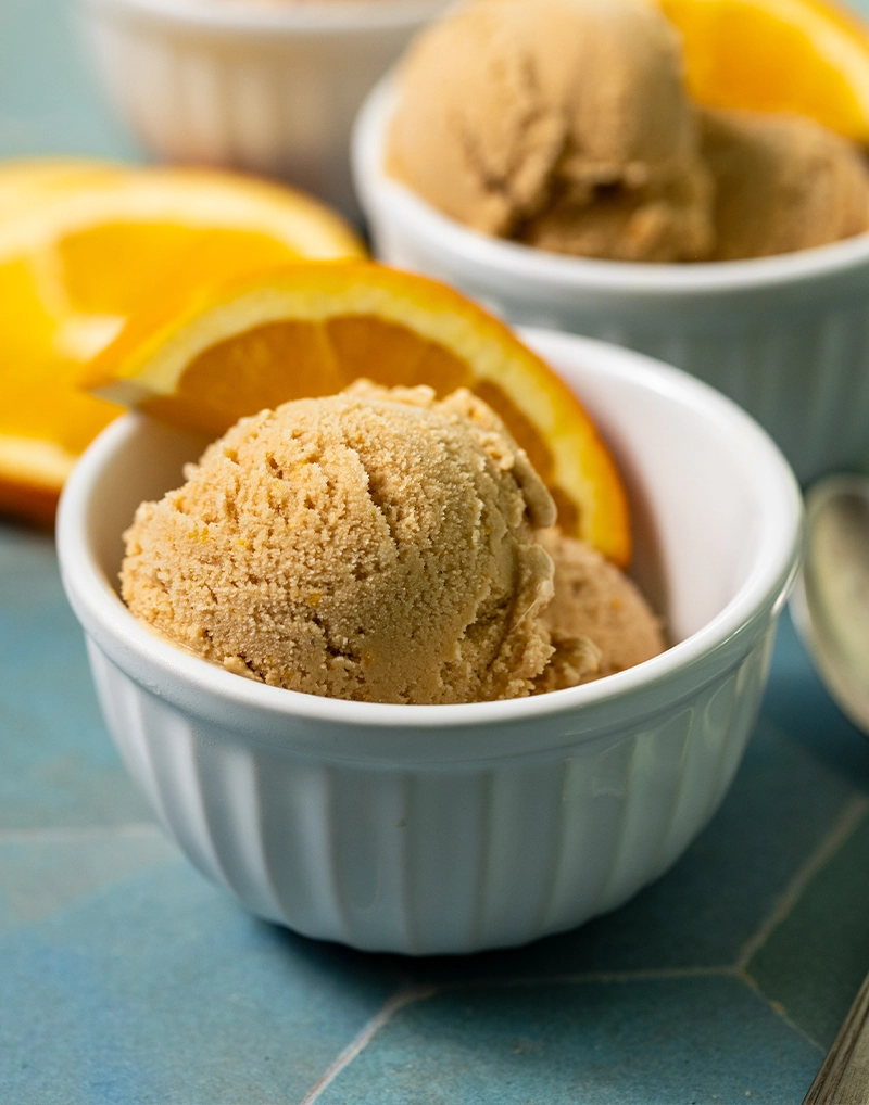 dairy free orange sherbet