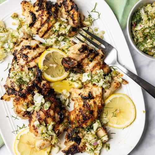 grilled chicken with dairy-free yogurt marinade aip paleo whole30