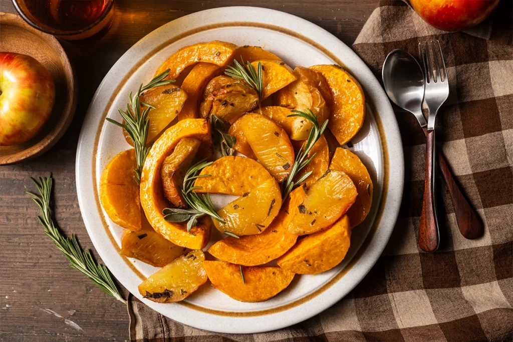 butternut squash and apple bake