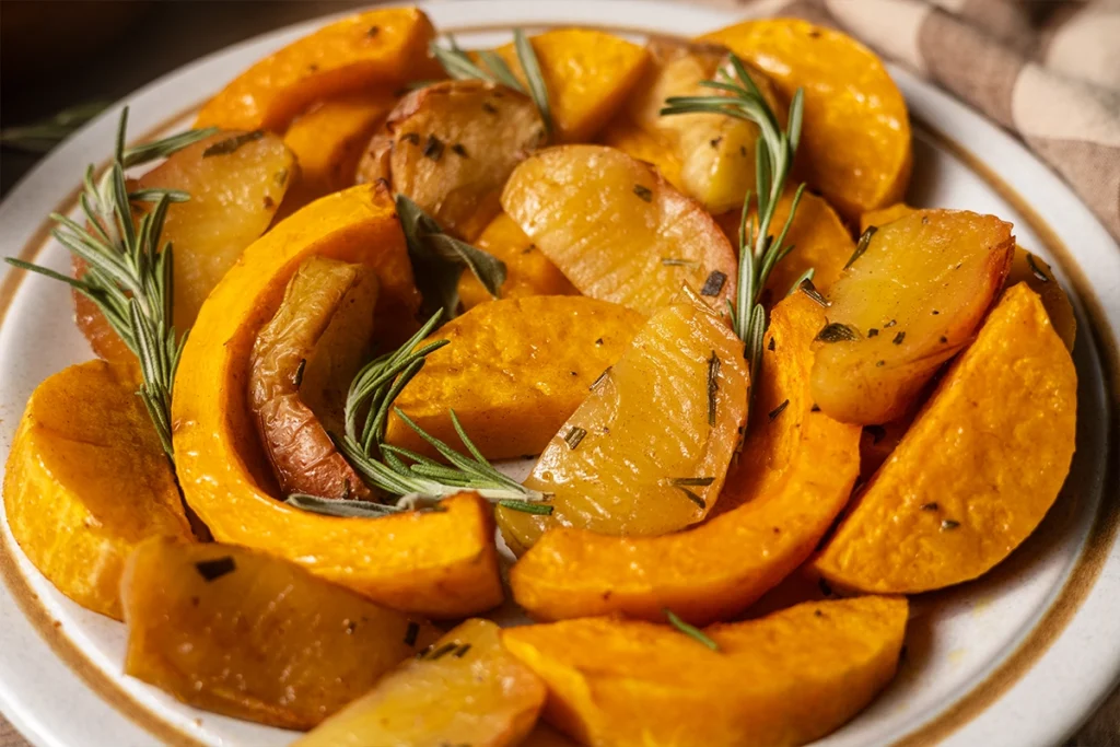 butternut squash and apple bake