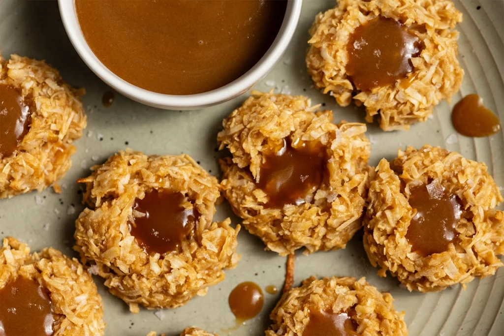 salted caramel coconut macaroons aip paleo vegan