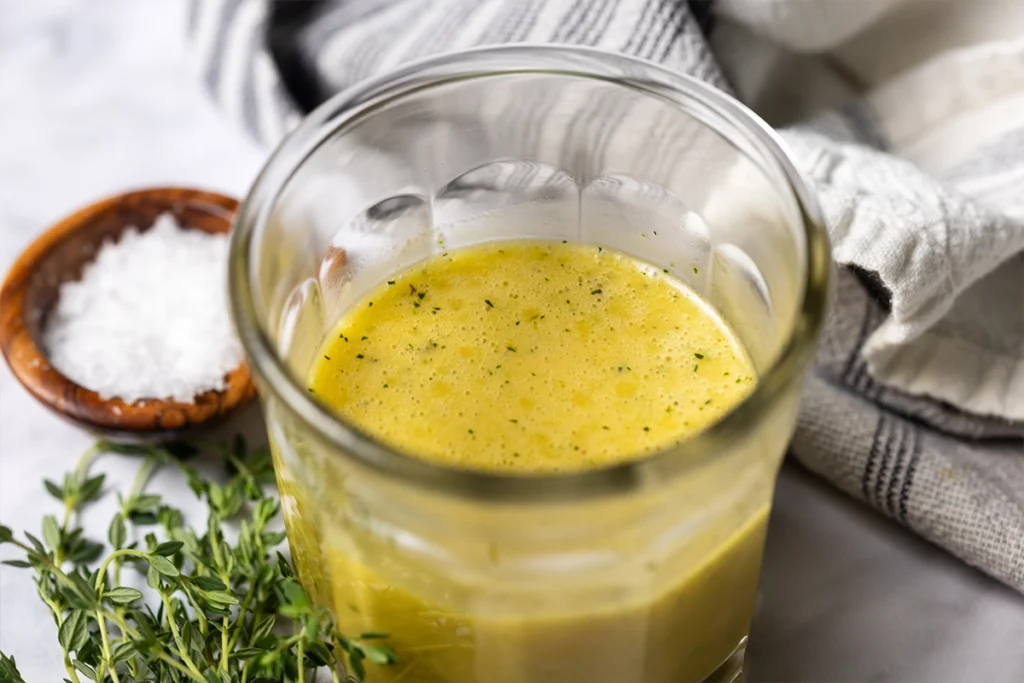 maple vinaigrette with fresh thyme