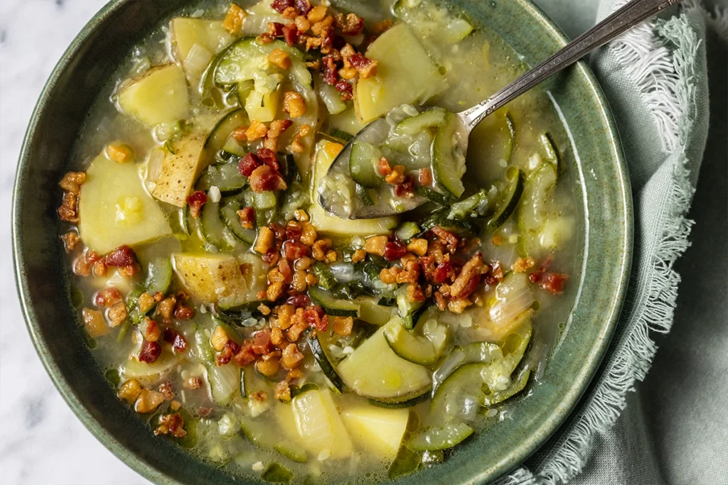 Zucchini and Potato Soup Minestrone