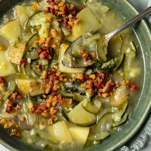 Zucchini and Potato Soup Minestrone
