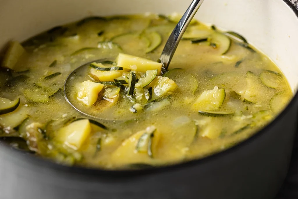 zucchini and potato soup minestrone