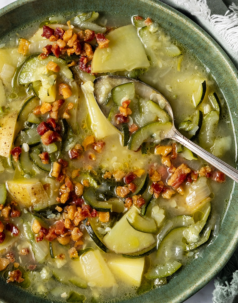 zucchini and potato soup minestrone