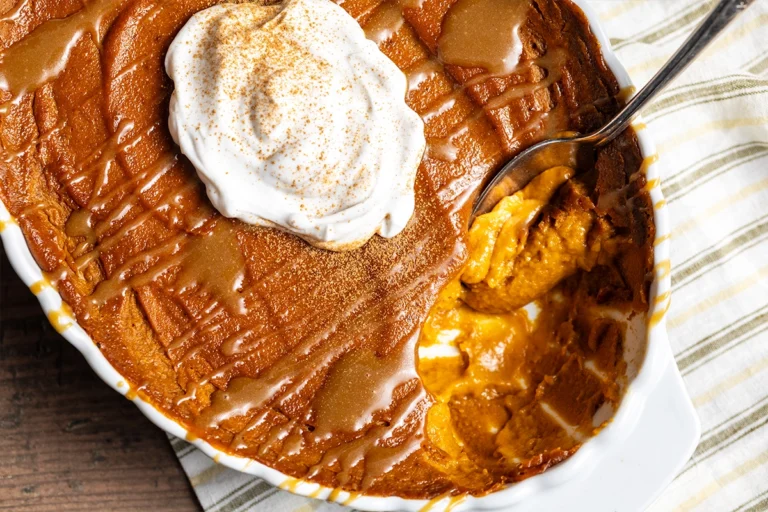 baked pumpkin pudding dairy-free egg-free gluten-free