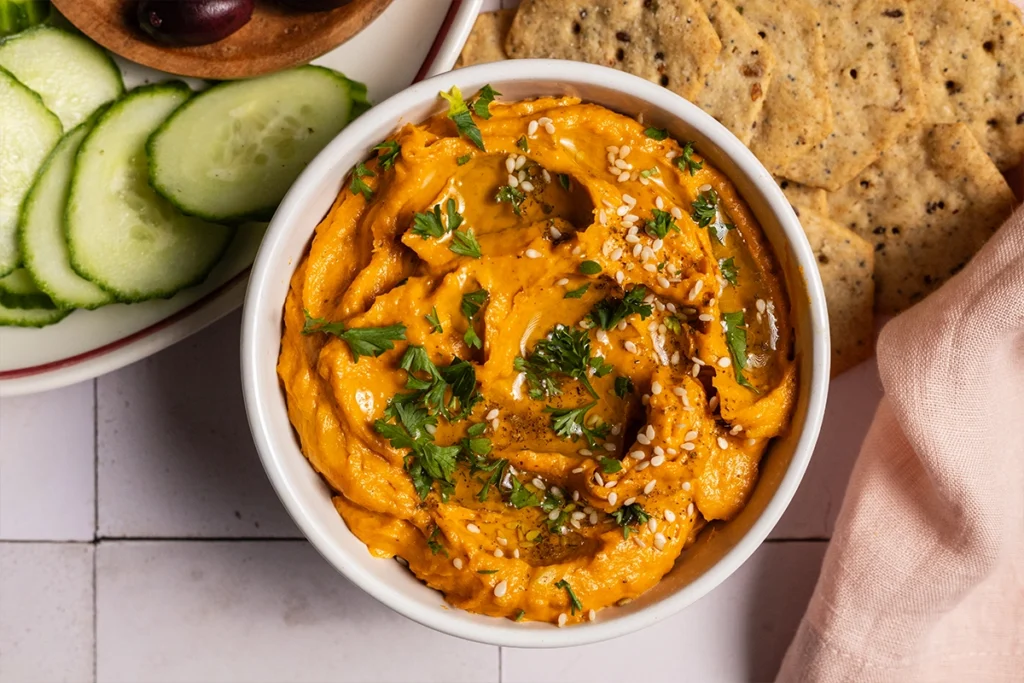 carrot tahini dip