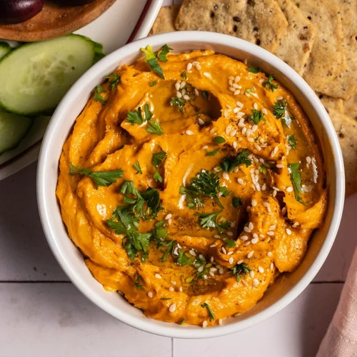 carrot tahini dip