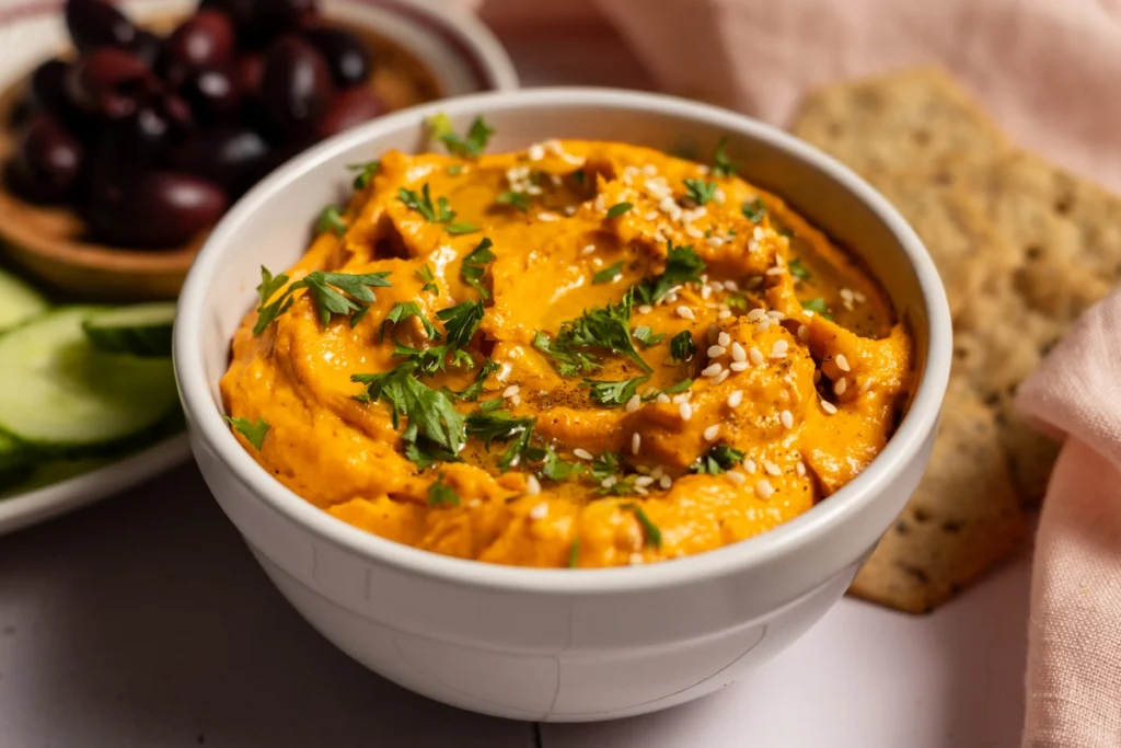 carrot tahini dip